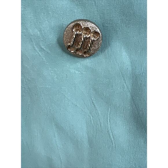 Vintage Leslie Belle Women’s Green Mint Double Breasted Dress Size 14 Secretary‎ - Picture 6 of 16